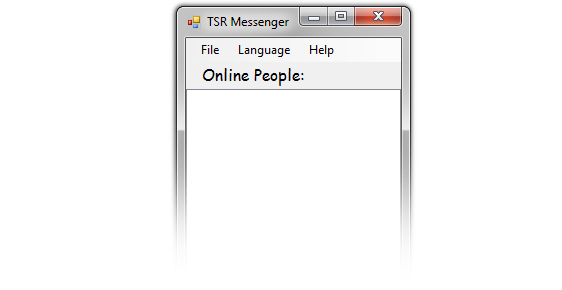 TSR LAN Messenger, free instant messaging